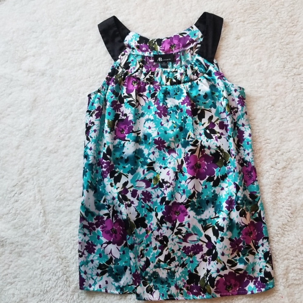 Fun spring soft silky tank.